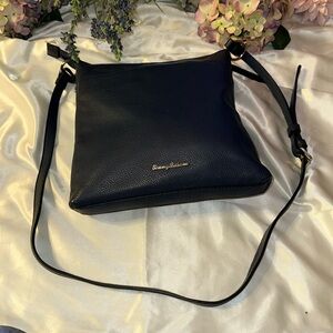 TOMMY BAHAMA $248 Lido BLUE Leather HOBO Tote SHOULDER BAG